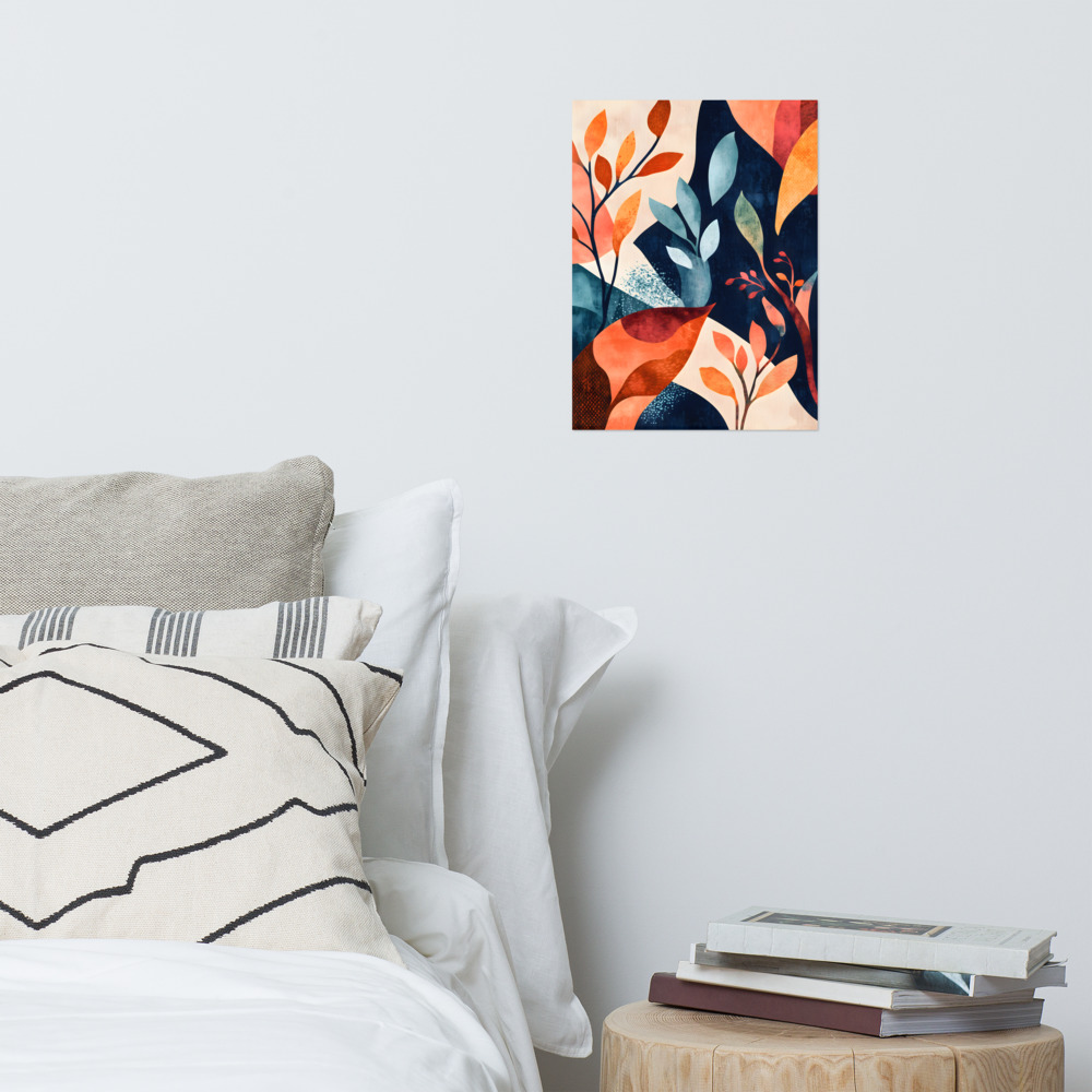 Affiche « Souvenir en Silence » dans une chambre